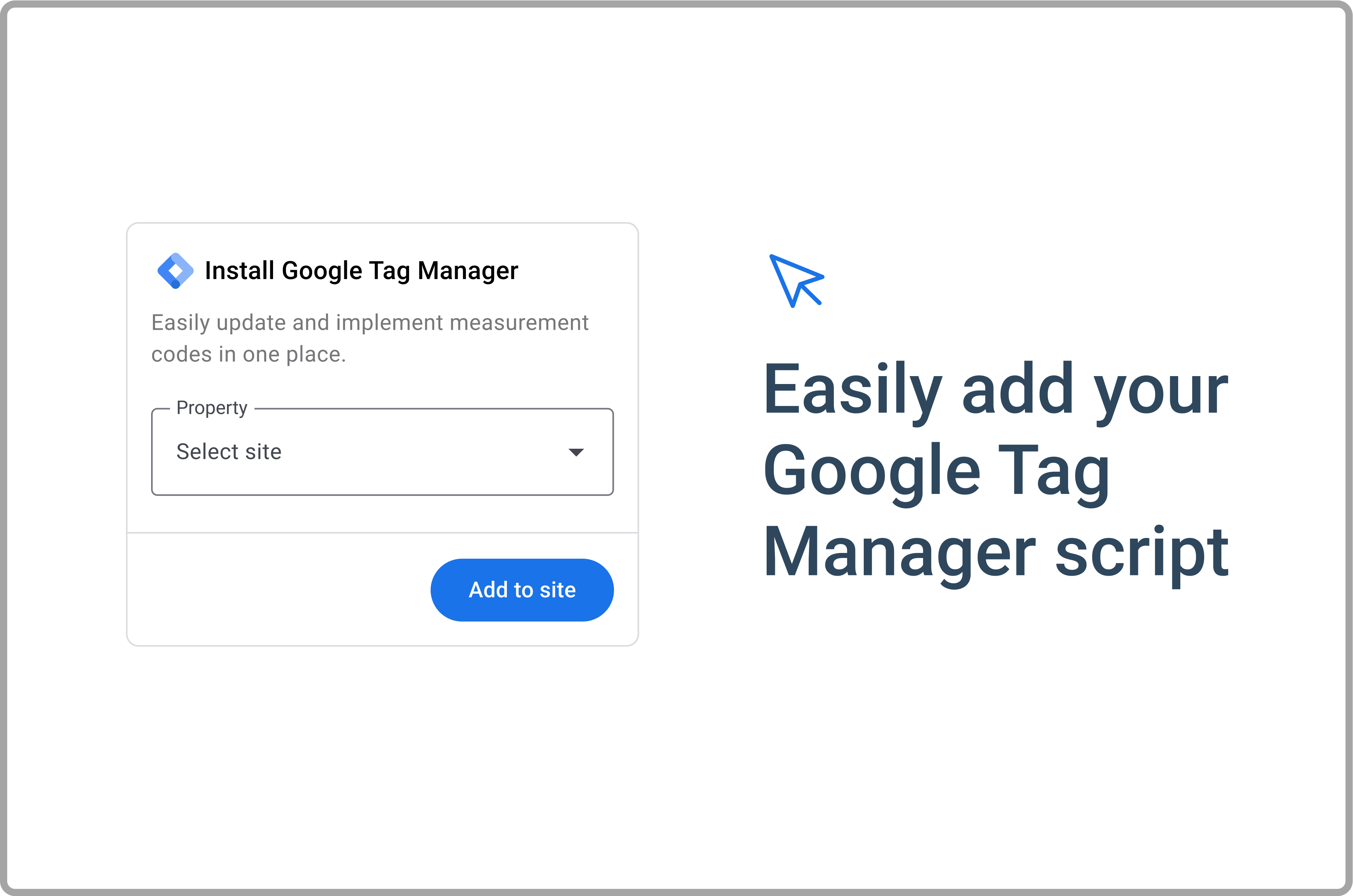 Easily add your Google Tag Manager script