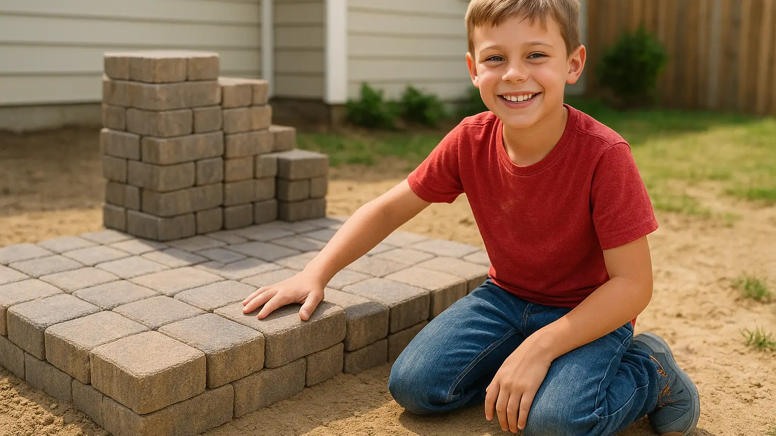 Little Hands, Big Path: A Summer Paver Project for Kids