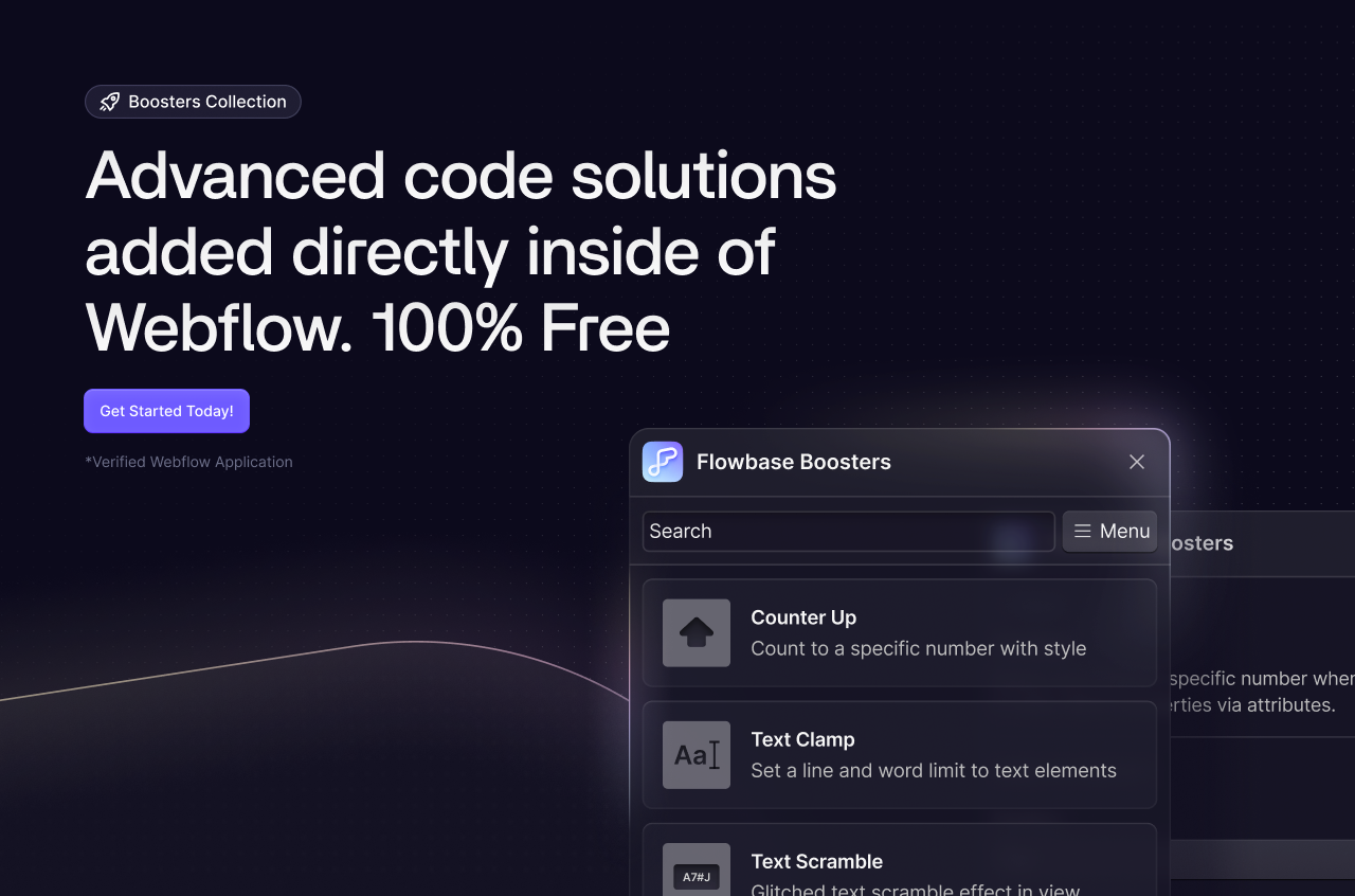 Add custom code solutions to Webflow