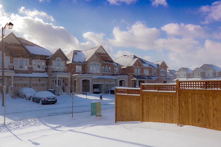 contemporary hillside front yard
