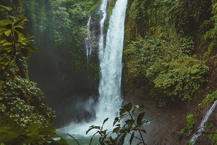 large waterfall spillways
